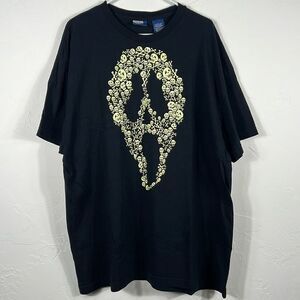 🔥💀 Movie SCREAM Ghost Face Skulls Glow in the Dark‎ Horror Tee 2XL - PERFECT!